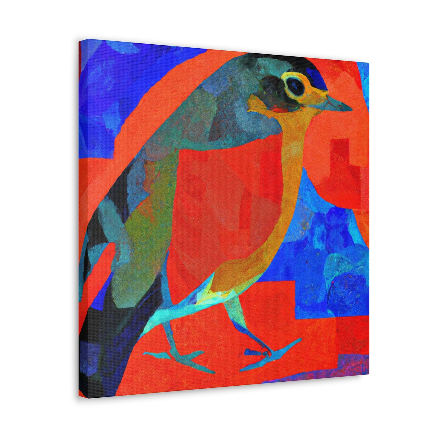 American Robin in Flight - Canvas