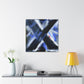 X in Expressionistic Hues - Canvas