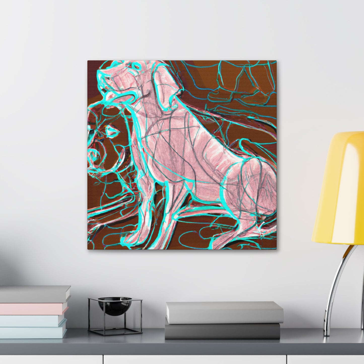 "Labrador Retriever Dreamscape" - Canvas