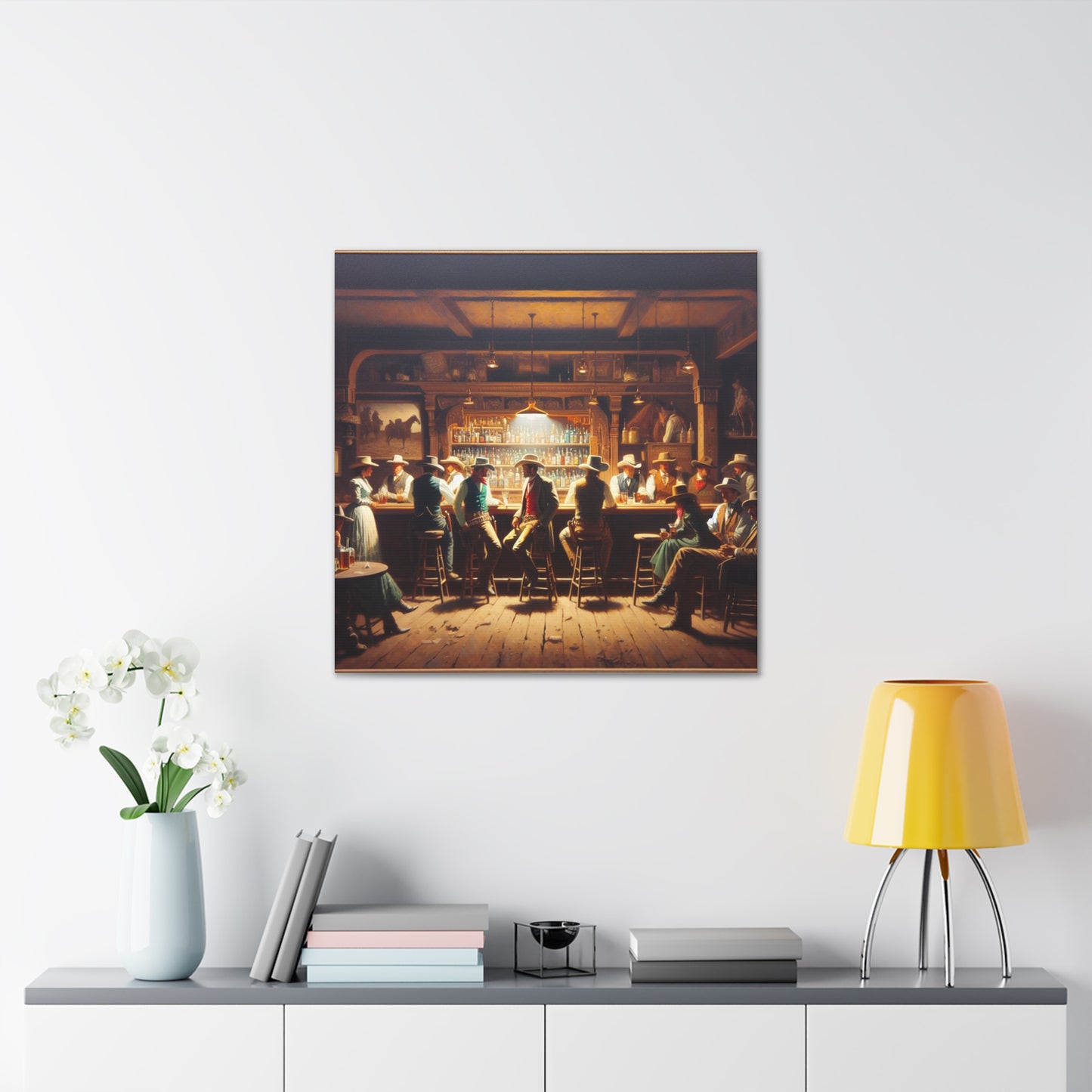 "Wild West Saloons" - Canvas