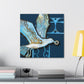 "Sea Birds in Flight" - Canvas