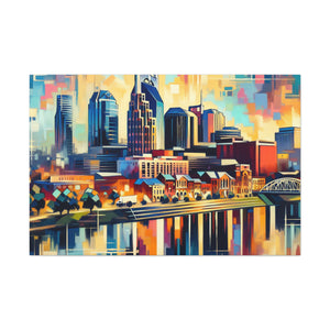 Vibrant Nashville Melodies - Canvas