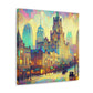 "Southern Serenade: Raleigh's Elegance" - Canvas