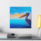 Pelican in the Skies - Canvas