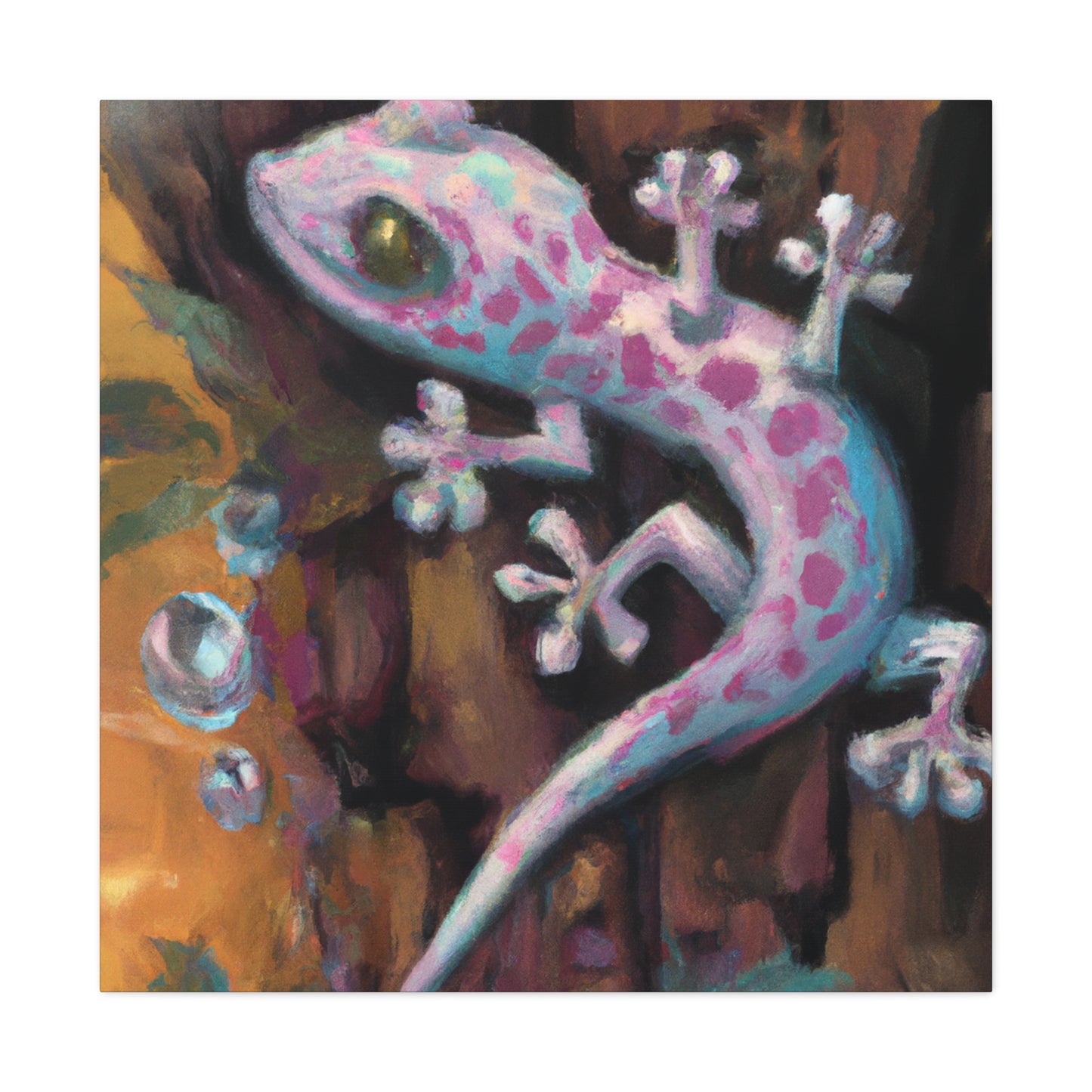 Gecko Inna Window. - Canvas