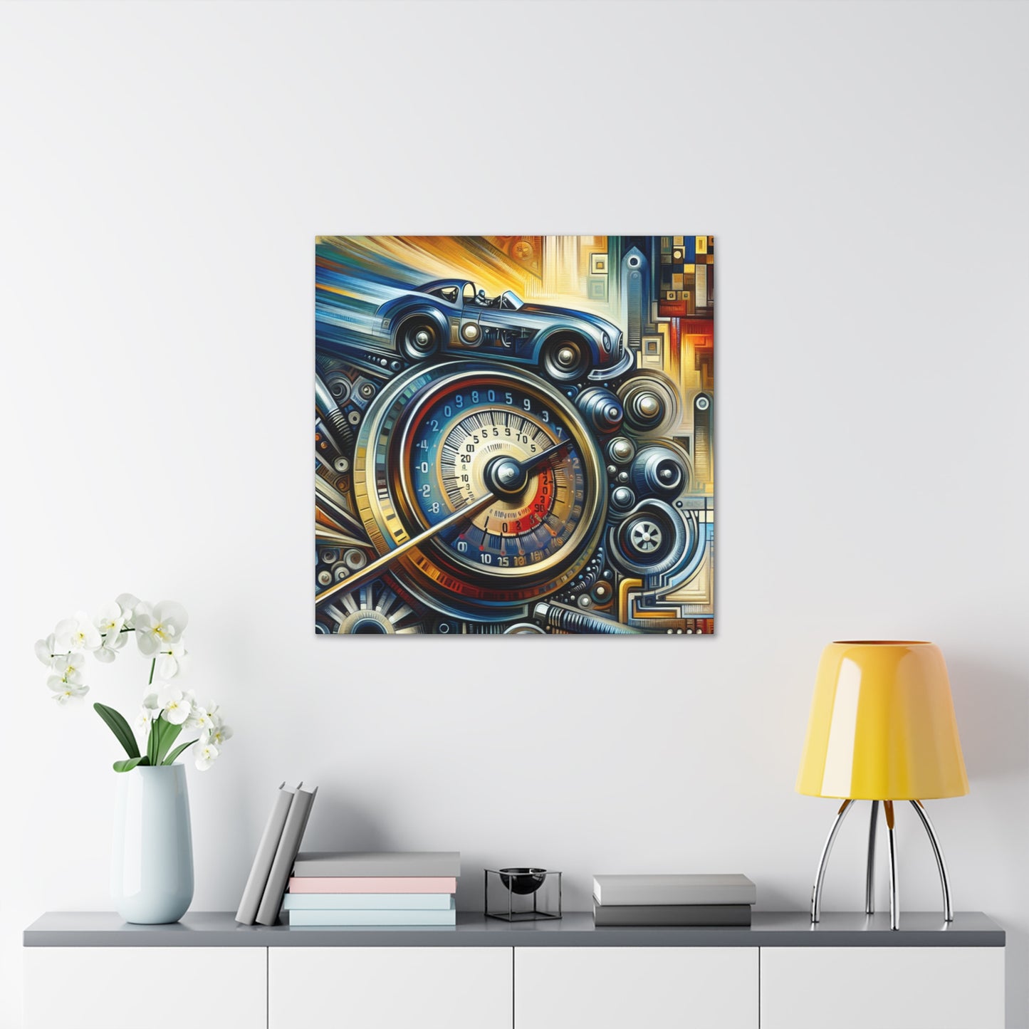 "Revolutionary Speed Chaos" - Canvas