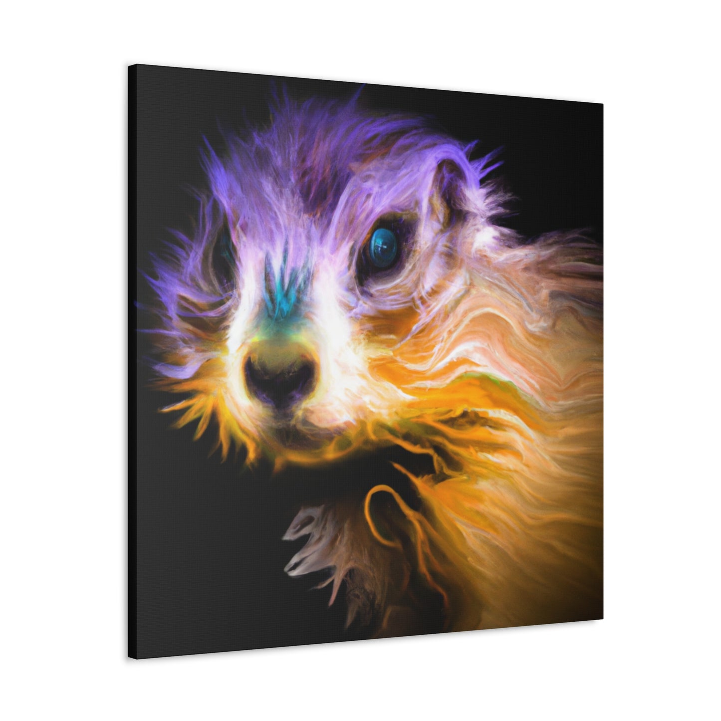 "Prairie Dog Sunset Glow" - Canvas