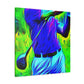 Golfing in Technicolor - Canvas