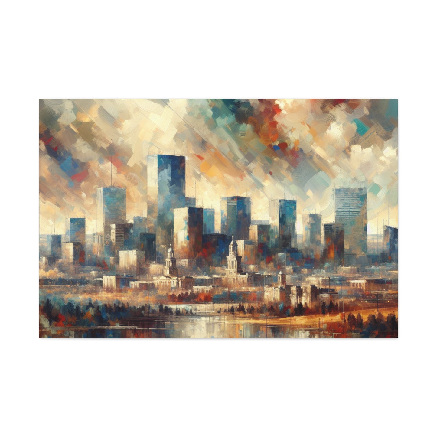 "Whirlwind of Denver" - Canvas