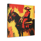 Saddle in Abstract forms - Canvas