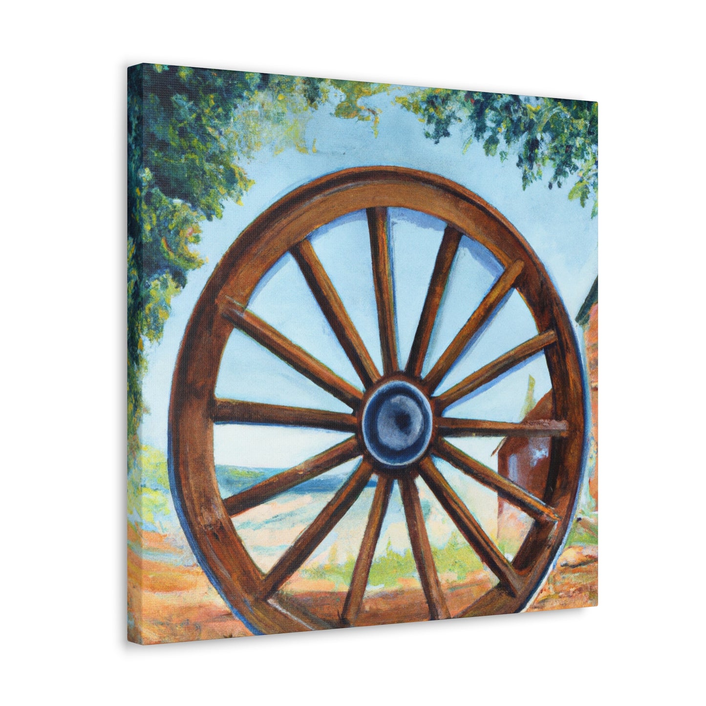 "Wheels of Progress Shine" - Canvas