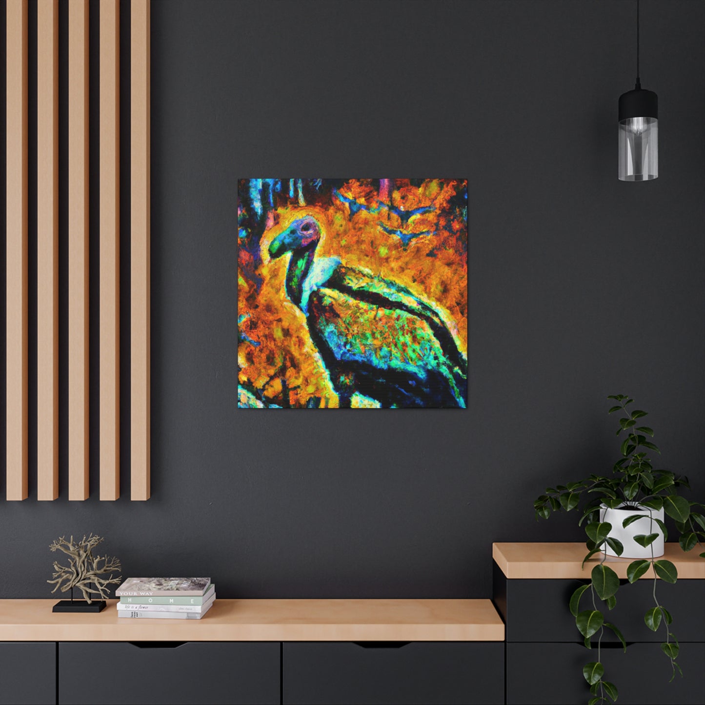 Vulture in Abstraction - Canvas