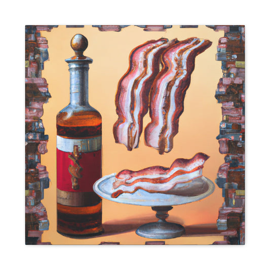 "Bacon in Rococo Style" - Canvas