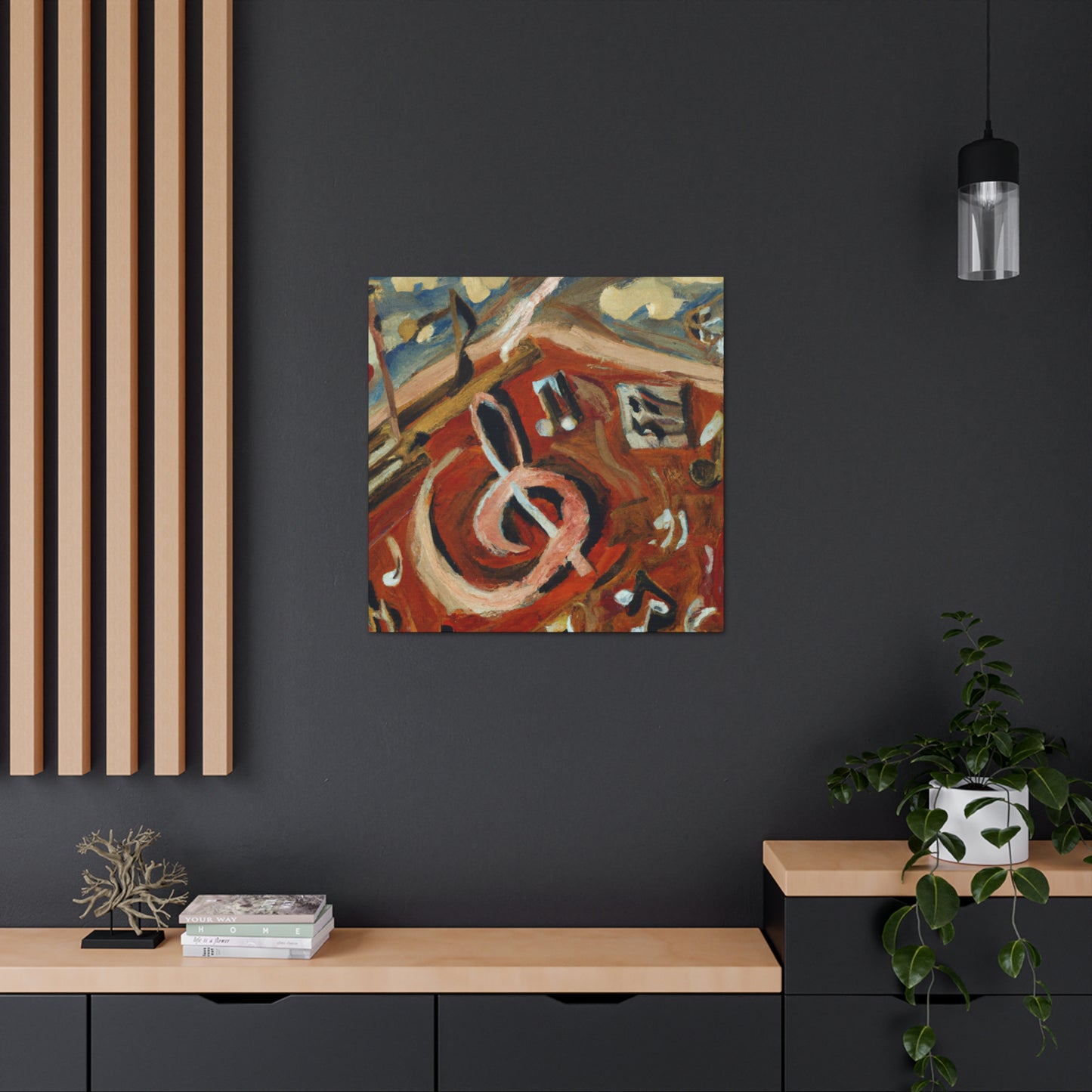 "Symphony of Notes" - Canvas