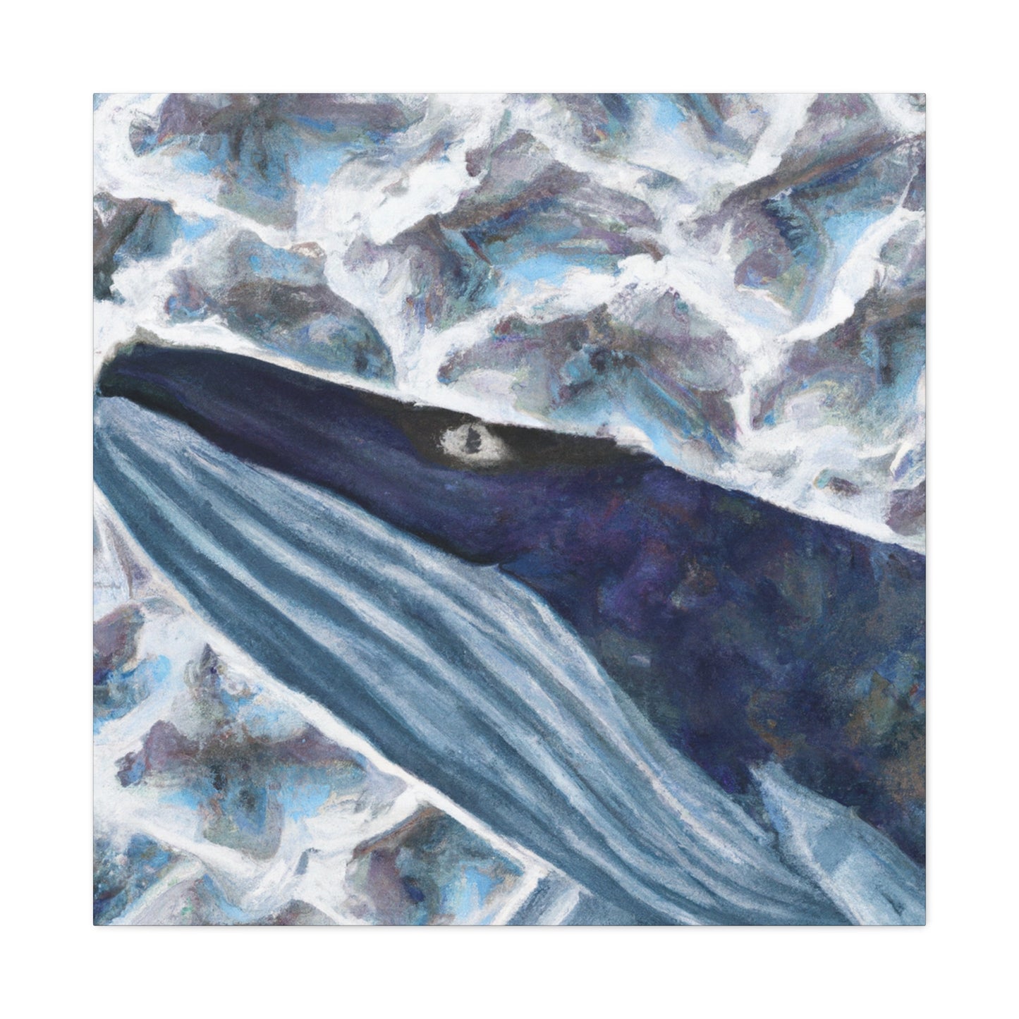 "Bowhead Whale in Surrealism" - Canvas