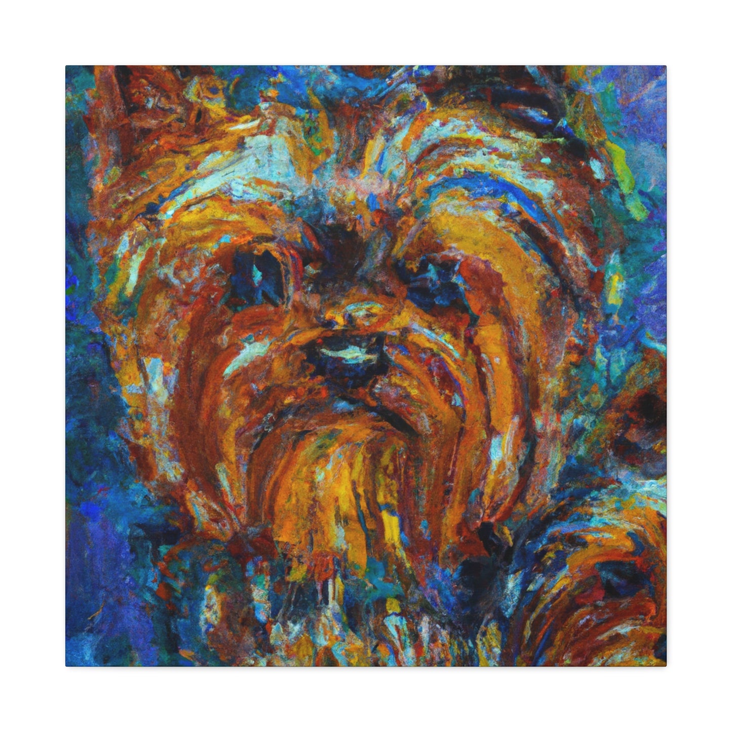 Dancing Yorkshire Terriers - Canvas