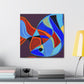 "Rainbow Fish Reflection" - Canvas