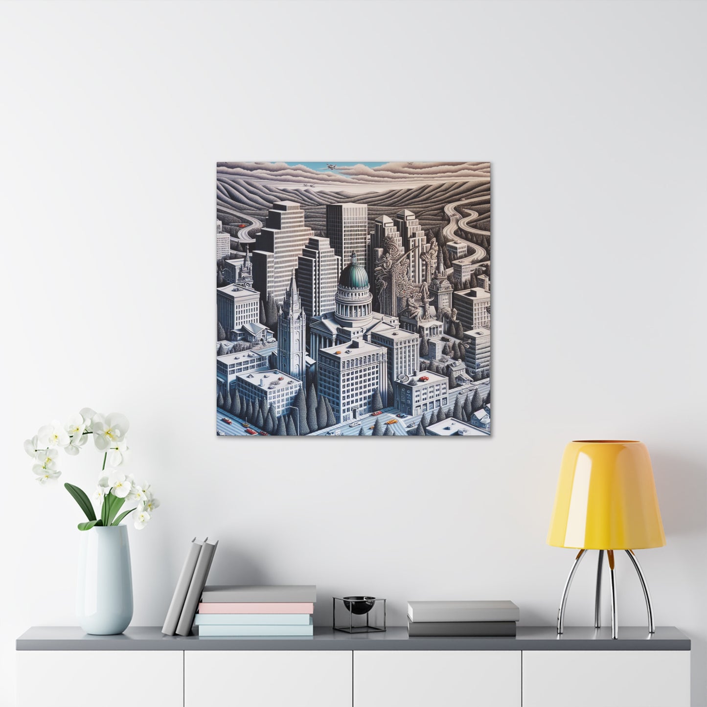 "Mirage of Modern Zion" - Canvas