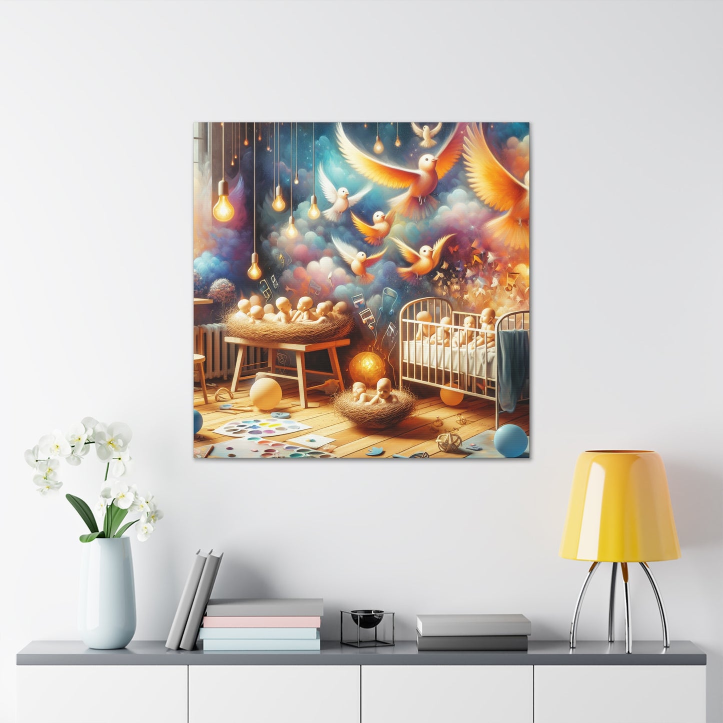 Avian Dreamscape Serenade - Canvas