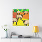 Sheep in Red Pastures - Canvas