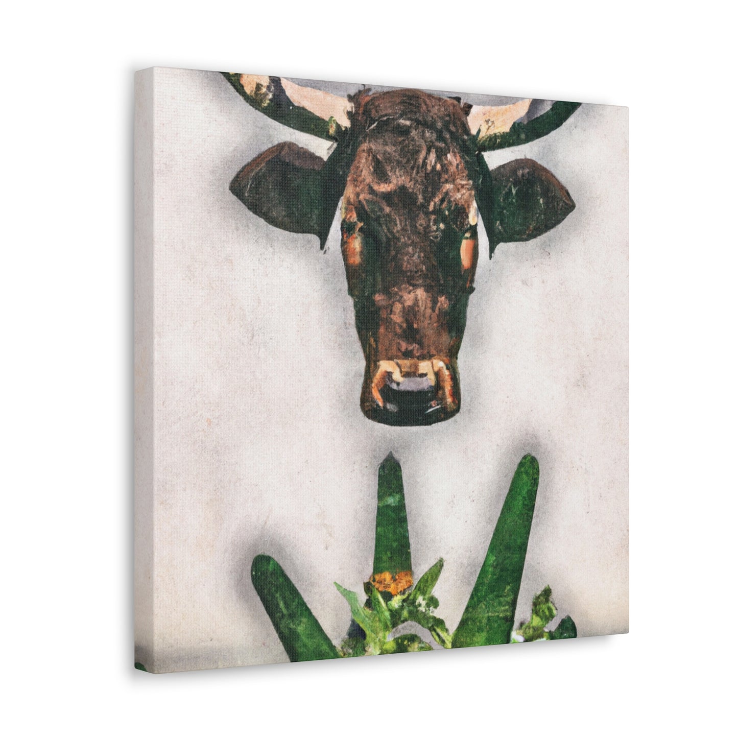 "Texan Longhorn Legacy" - Canvas