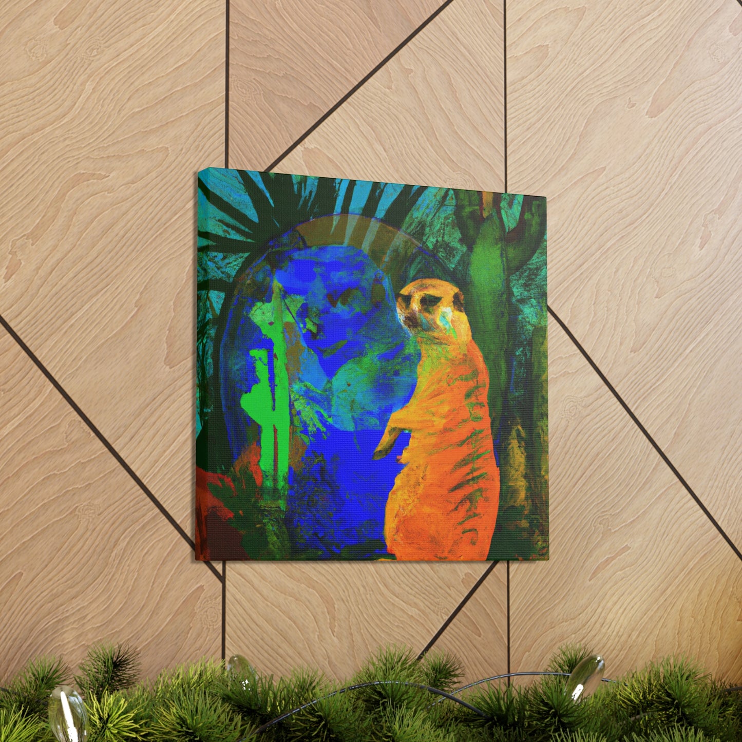 "Meerkat Surreal Dream" - Canvas