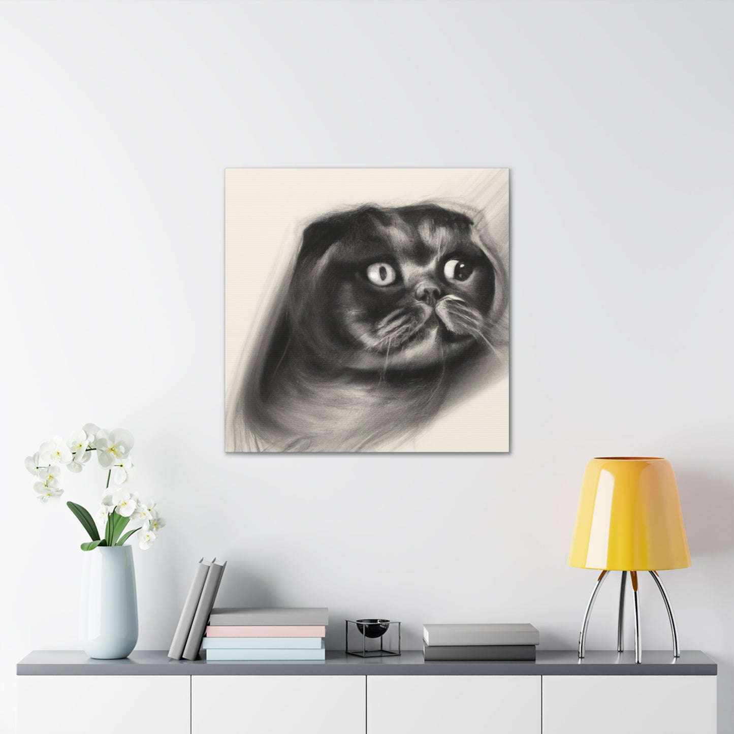 Scottish Fold Innocence - Canvas