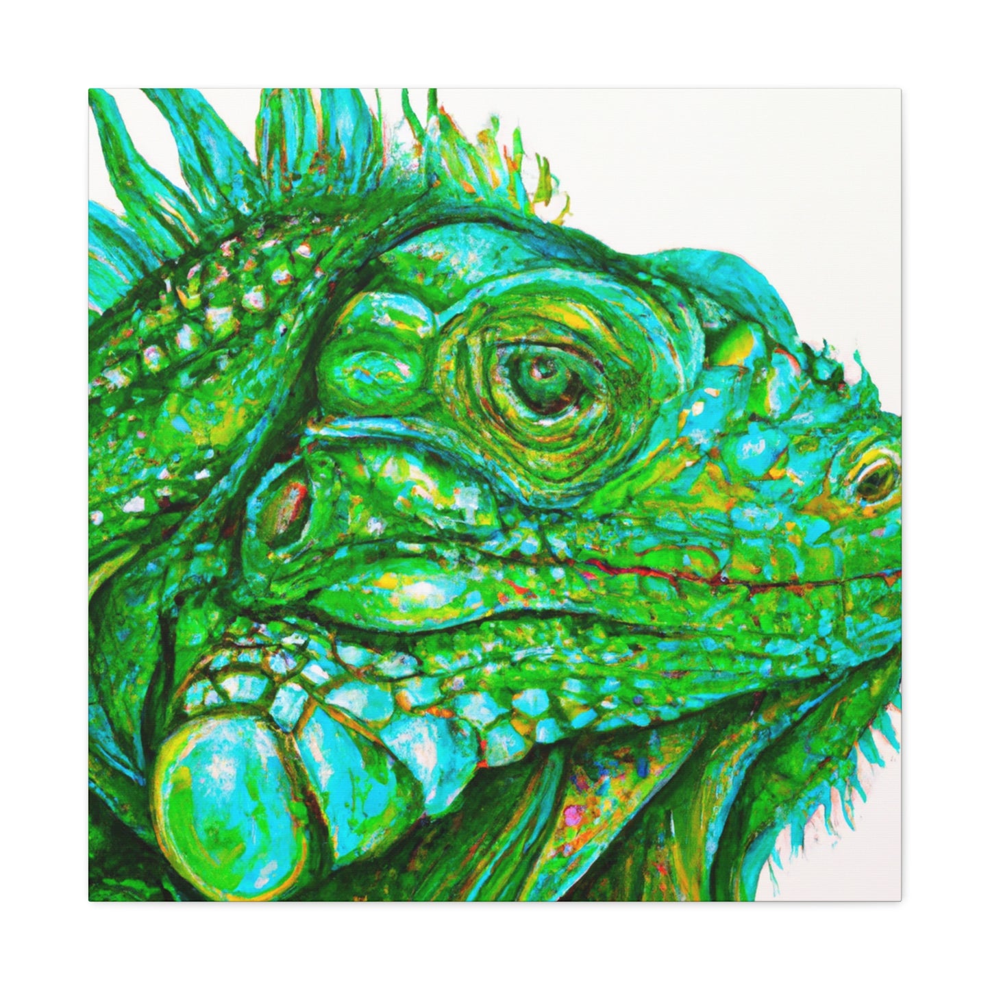 Iguana's Surreal Dream - Canvas