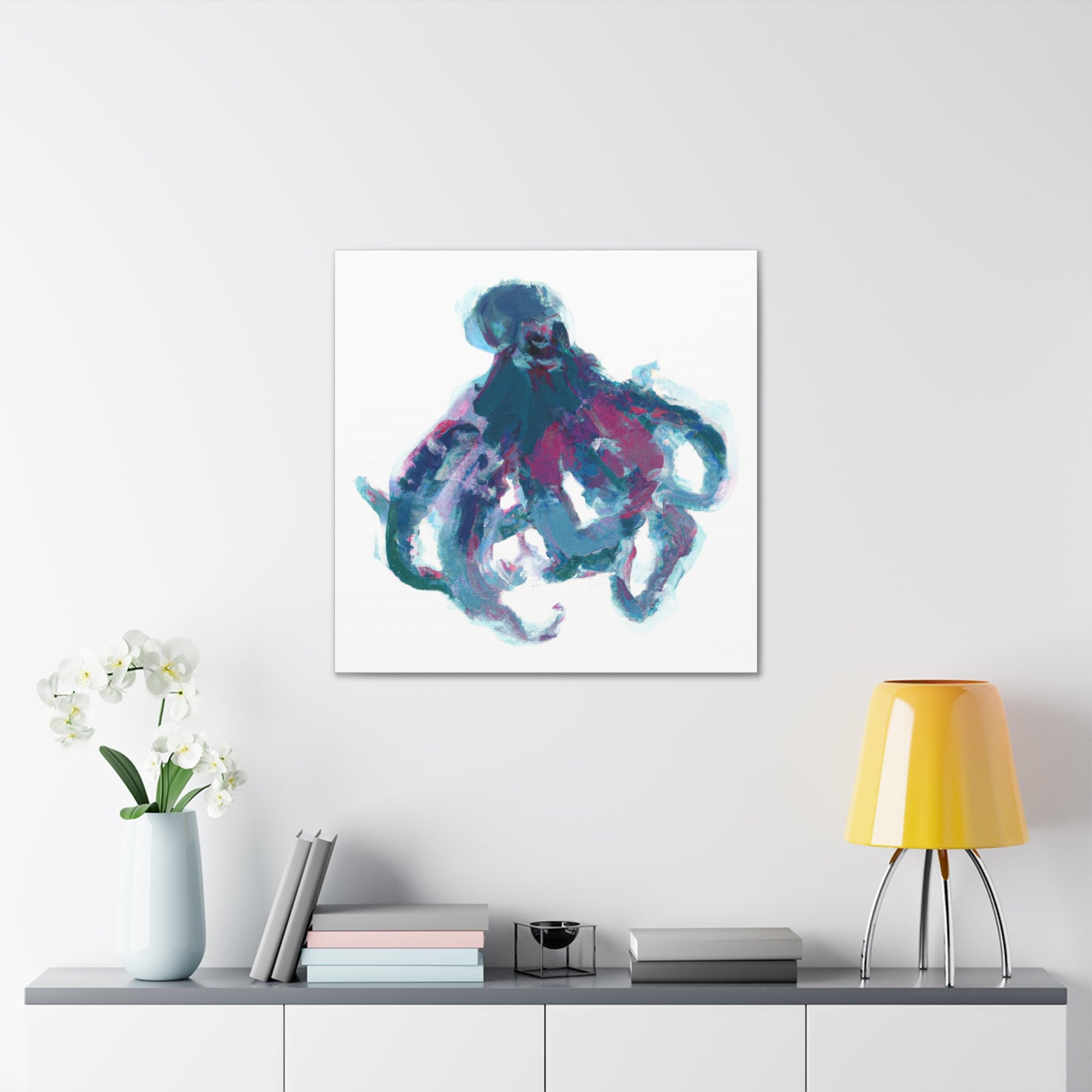 Octopus Abstract Expression - Canvas