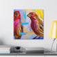 Finch in Expressionism - Canvas