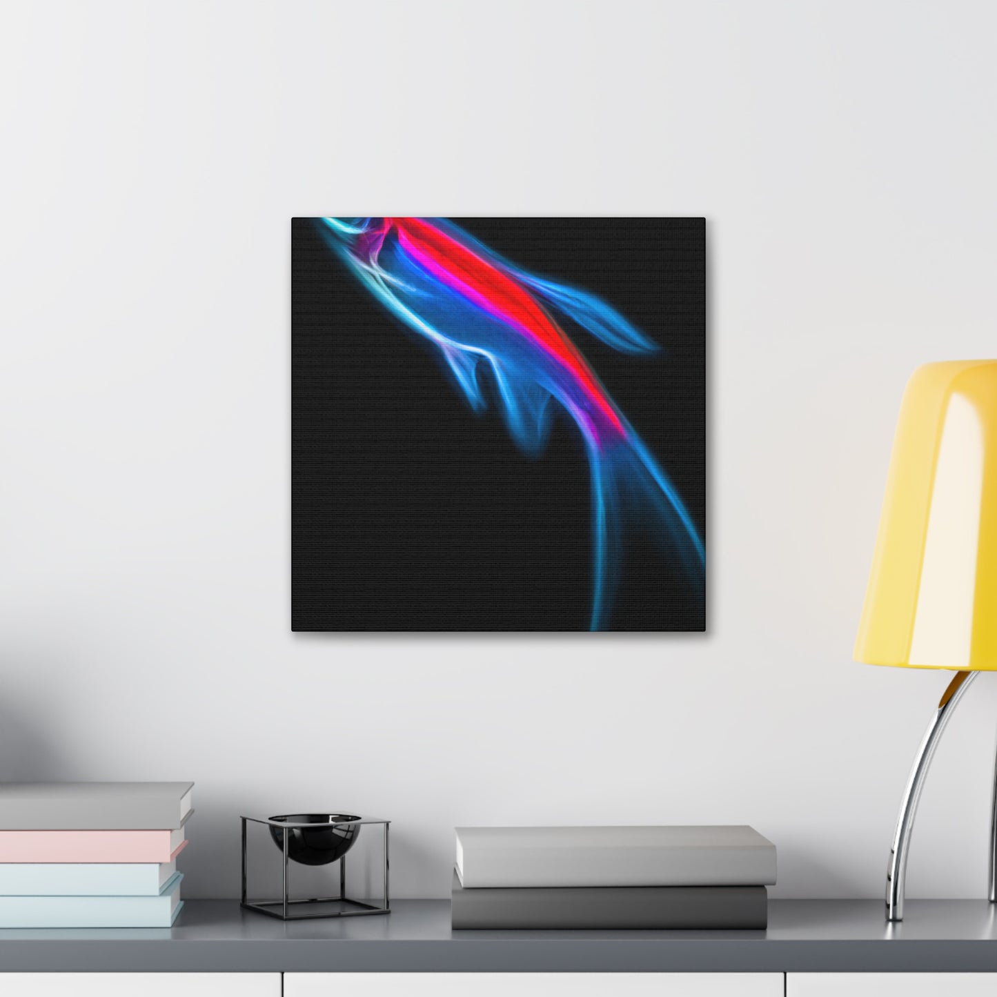 Neon Tetra Glistening - Canvas