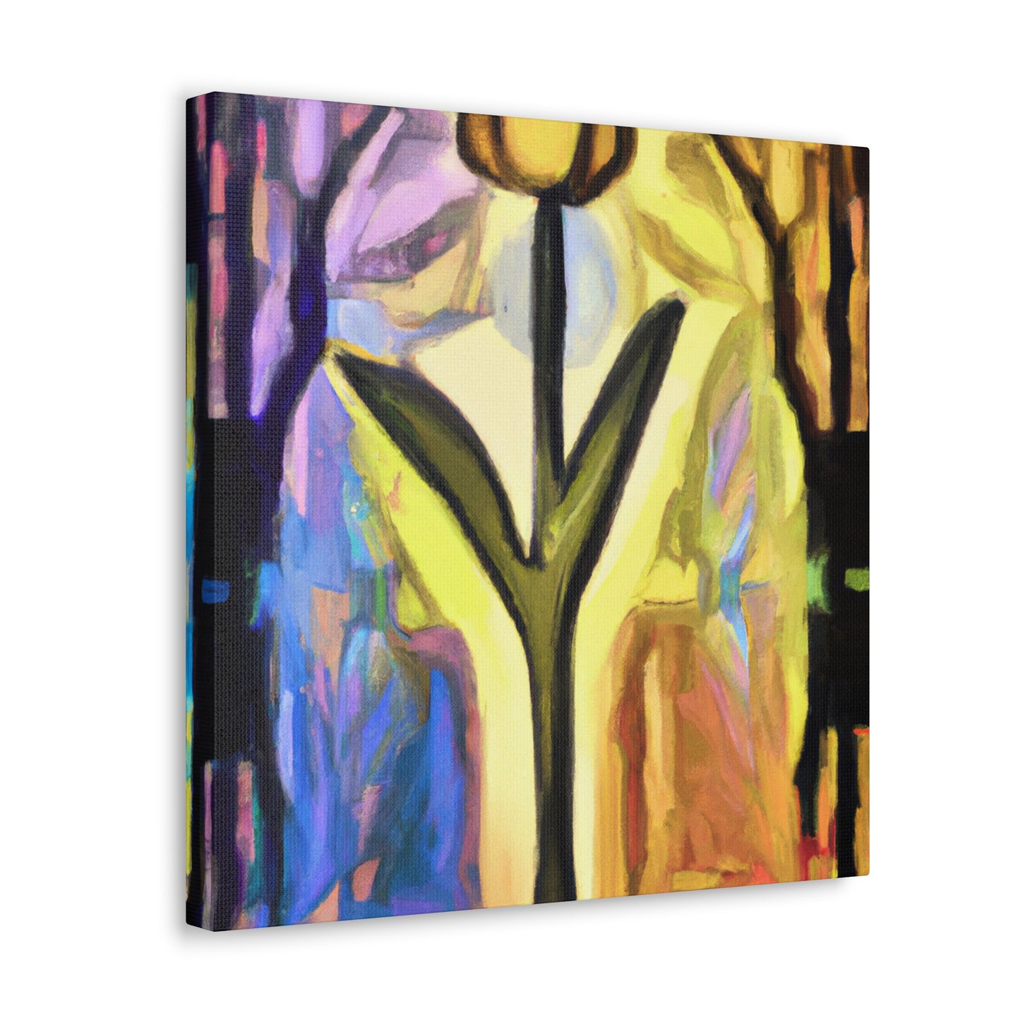 Tulip Fields in Bloom - Canvas