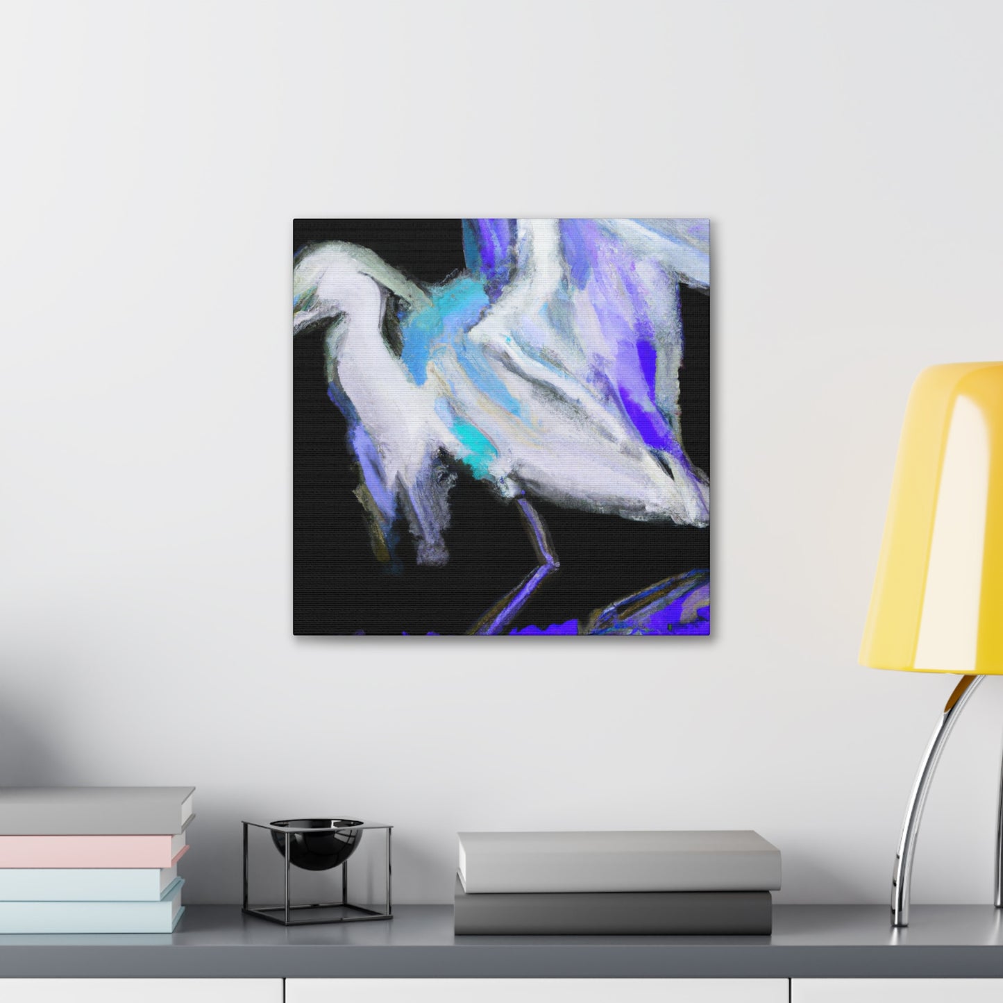 "Snowy Egret Reverie" - Canvas