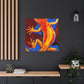 "Fanciful Frilled Lizard" - Canvas