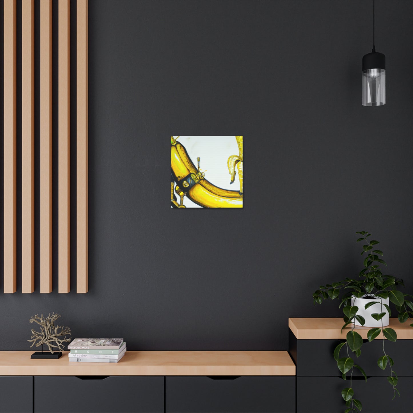 Bananna in Steampunk Time - Canvas