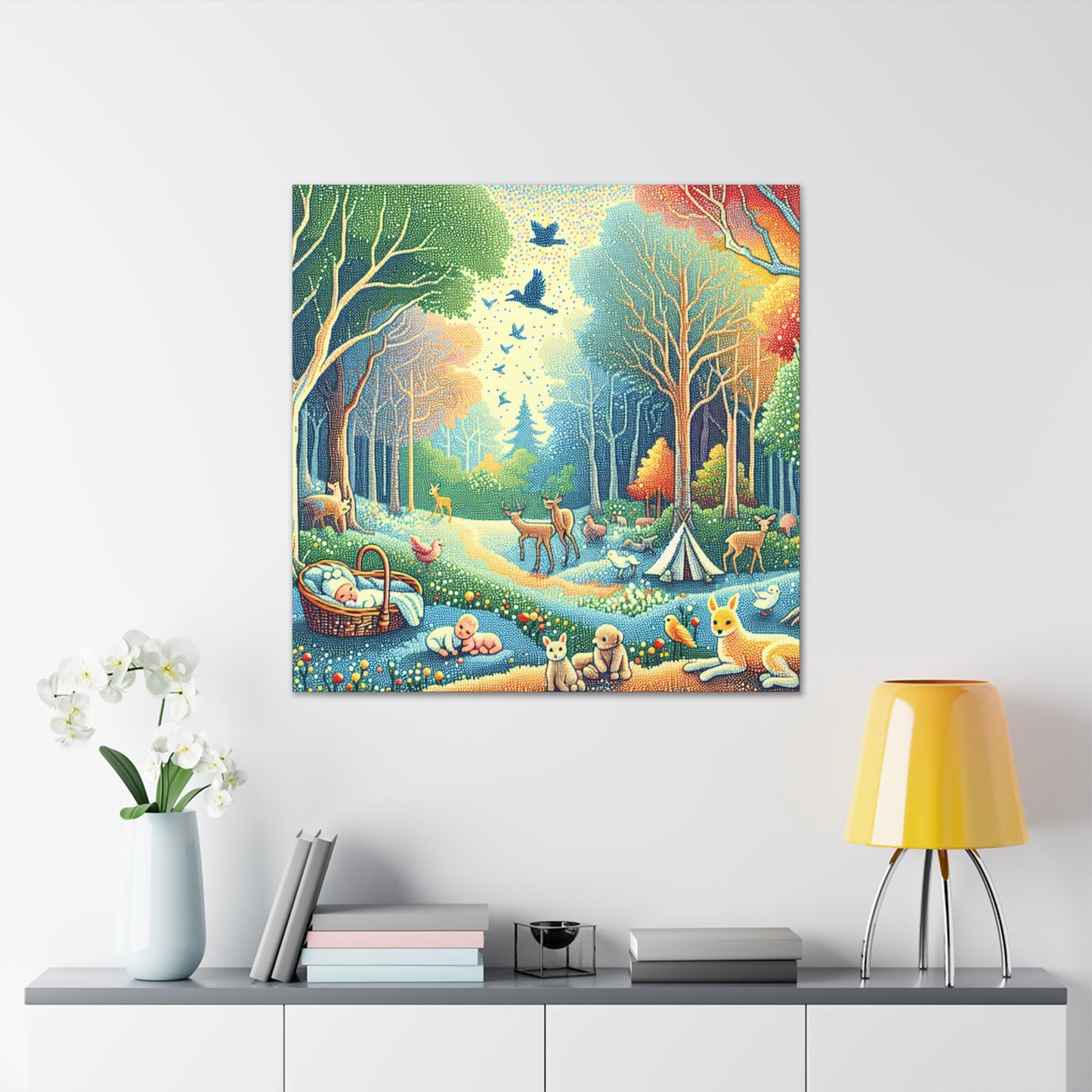 Whispering Woodland Serenity - Canvas