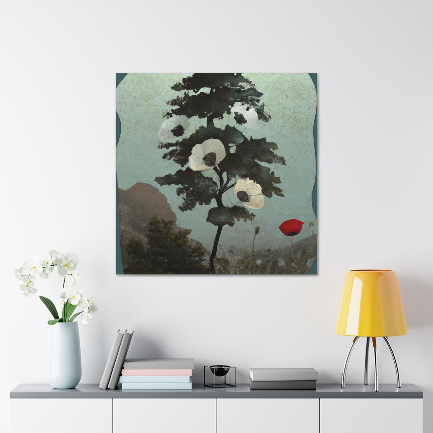 Poppies in Blossoms - Canvas