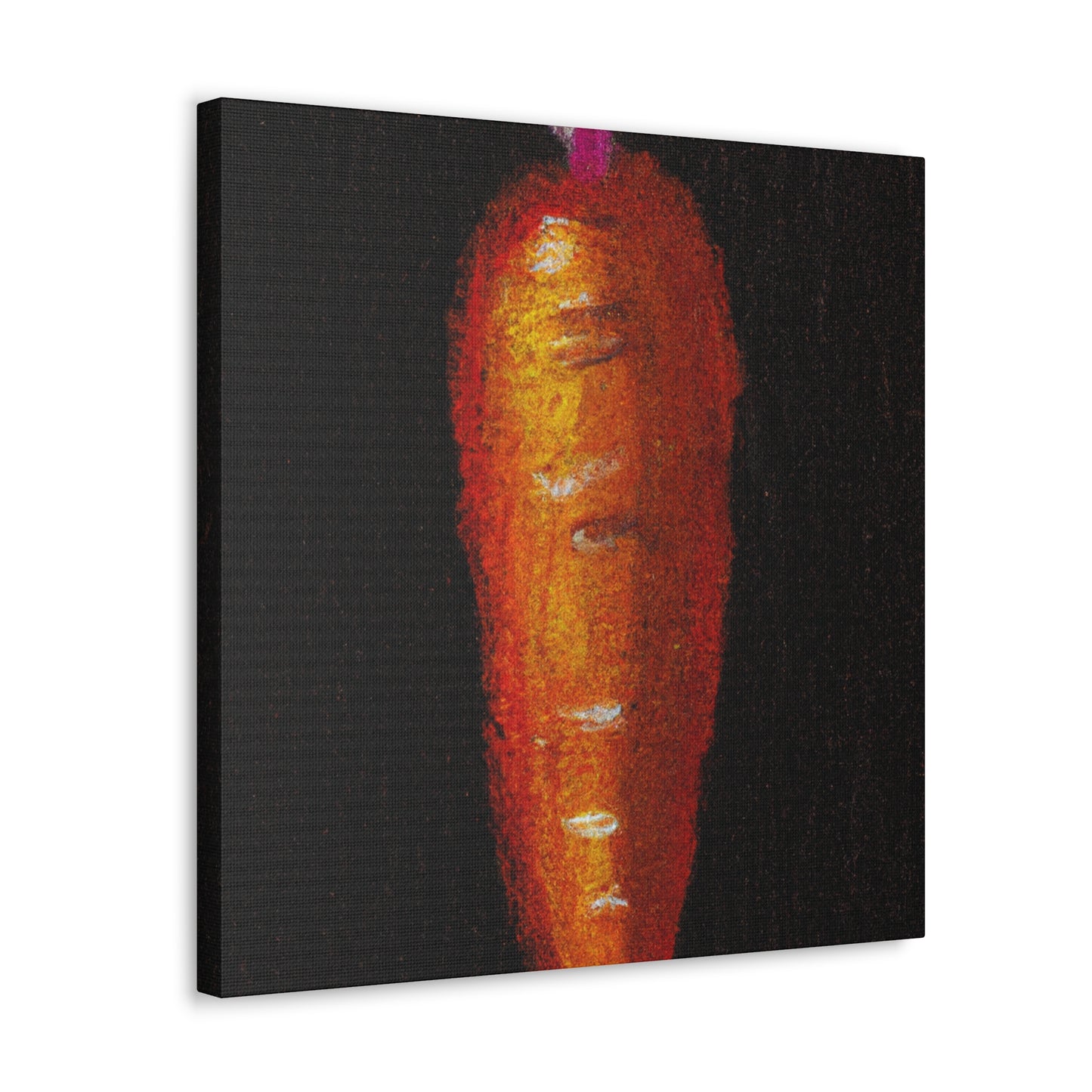 "Carrot Abstract Expressionism" - Canvas