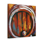 "Whisky Barrel Reflection" - Canvas