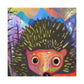 "Hedgehog in Abstraction" - Canvas