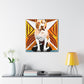 "Pitbull in Art Deco". - Canvas