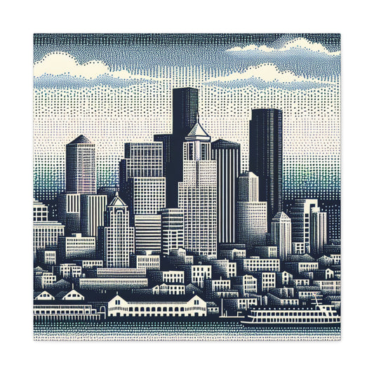 "Emerald City Impressions" - Canvas