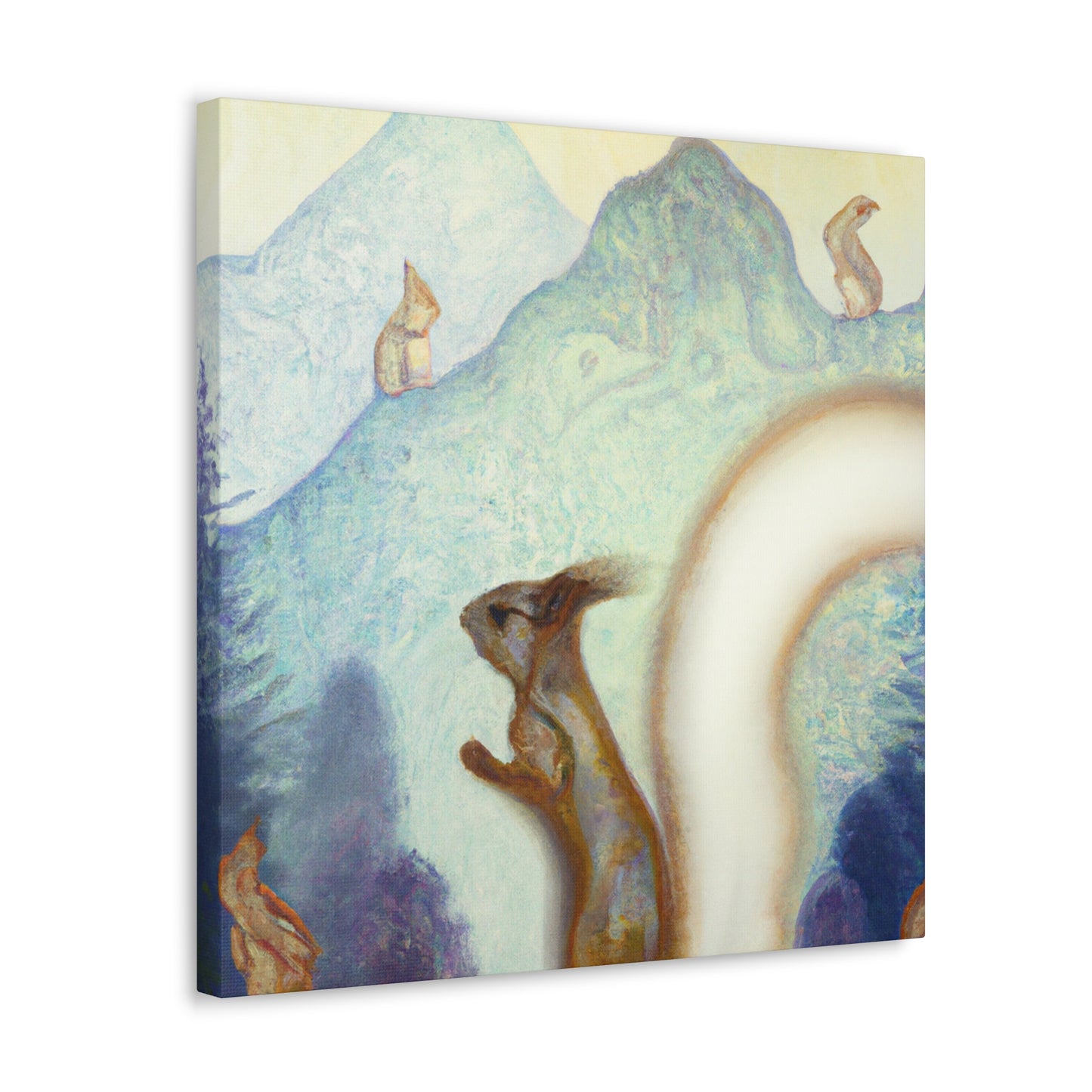 Squirrel's Garden Fantasy - Canvas