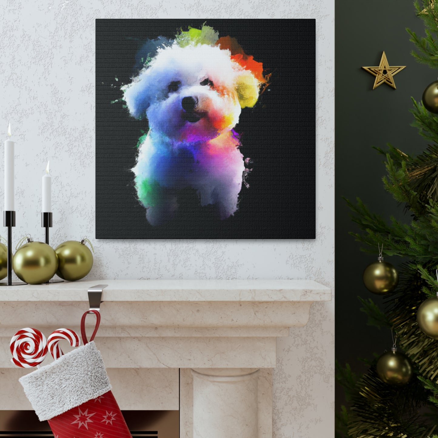 "Proud Bichon Frise" - Canvas