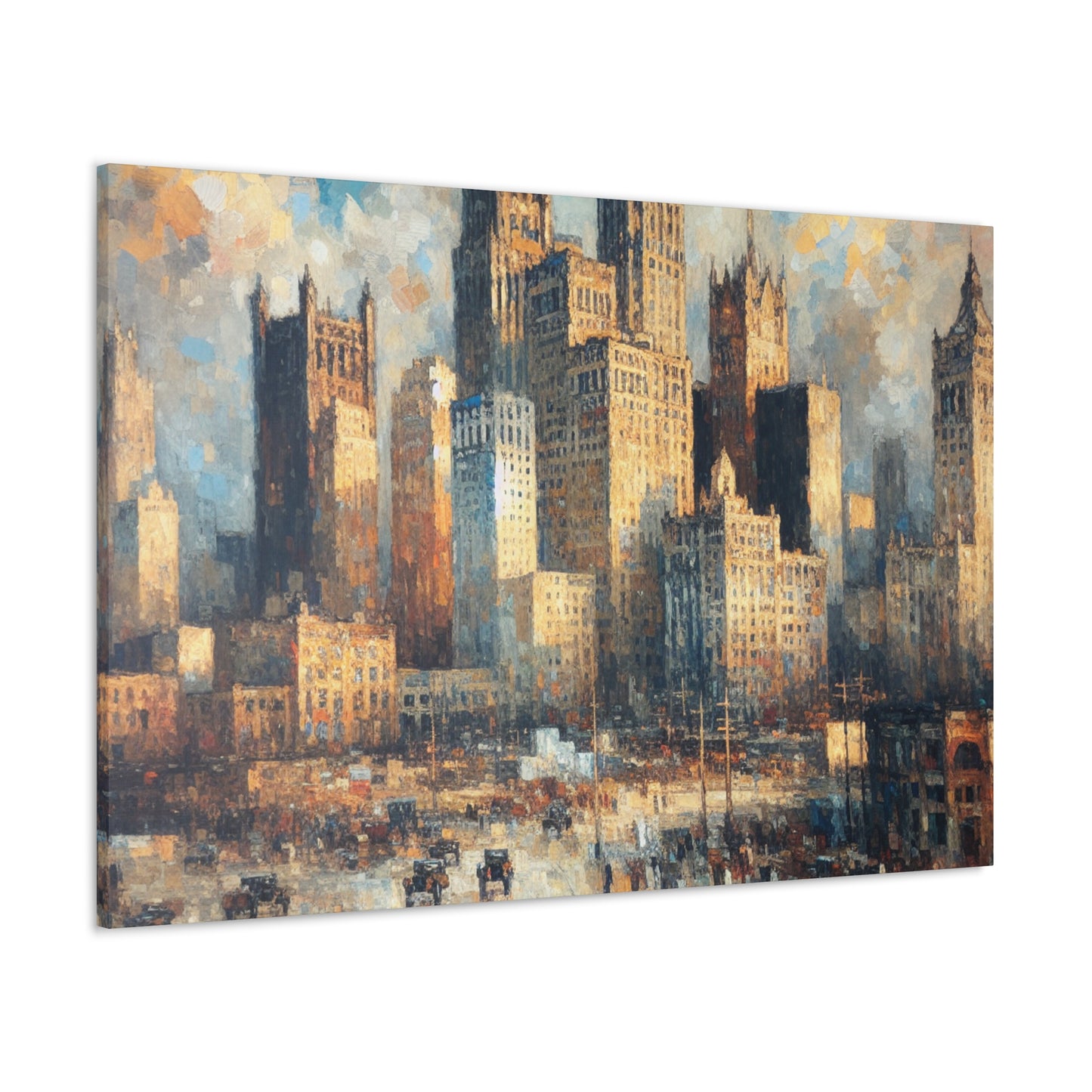 "City in Motion" - Canvas