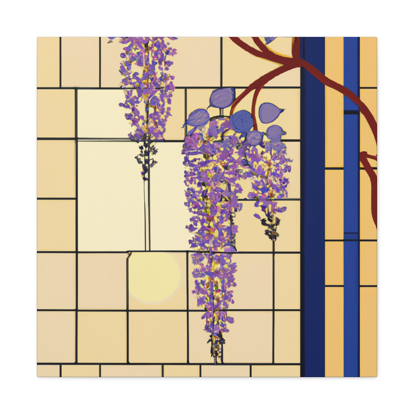 "Wisteria in Bloom" - Canvas