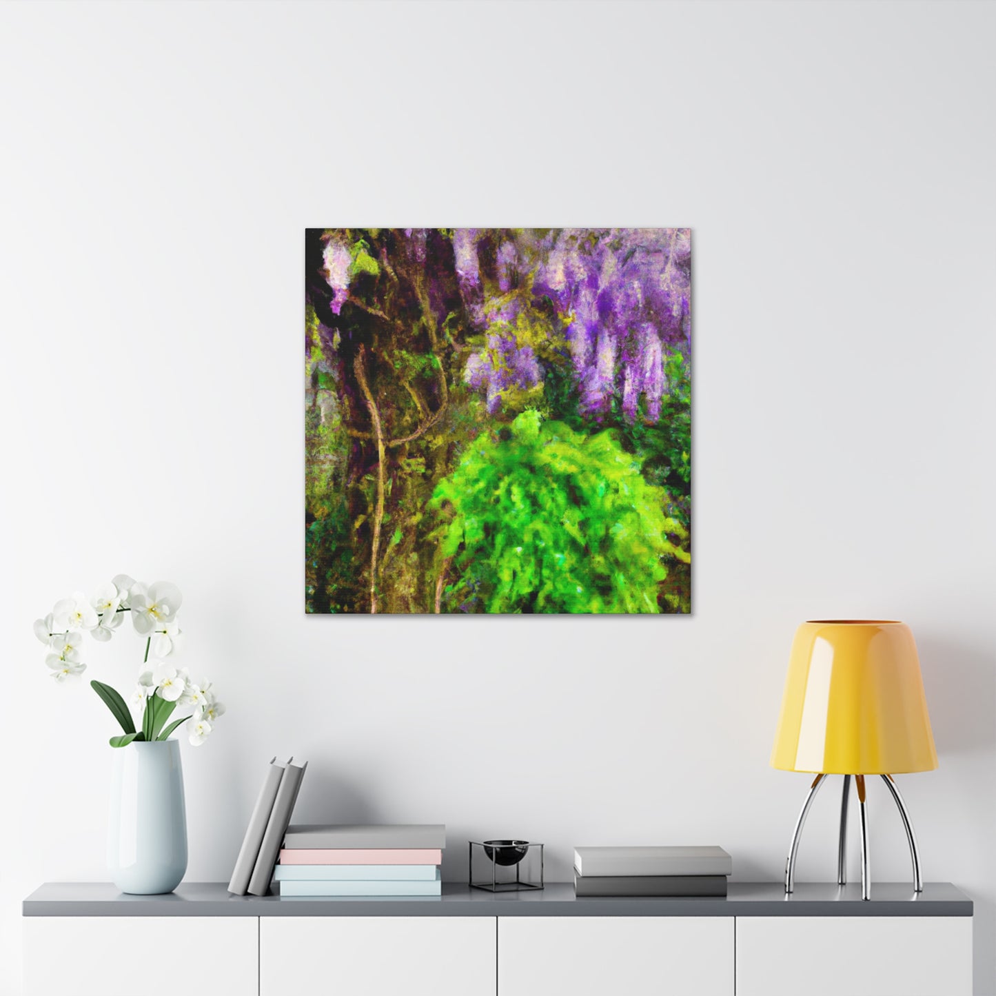 "Wisteria in Bloom" - Canvas