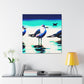 Sea Birds in Flight - Canvas