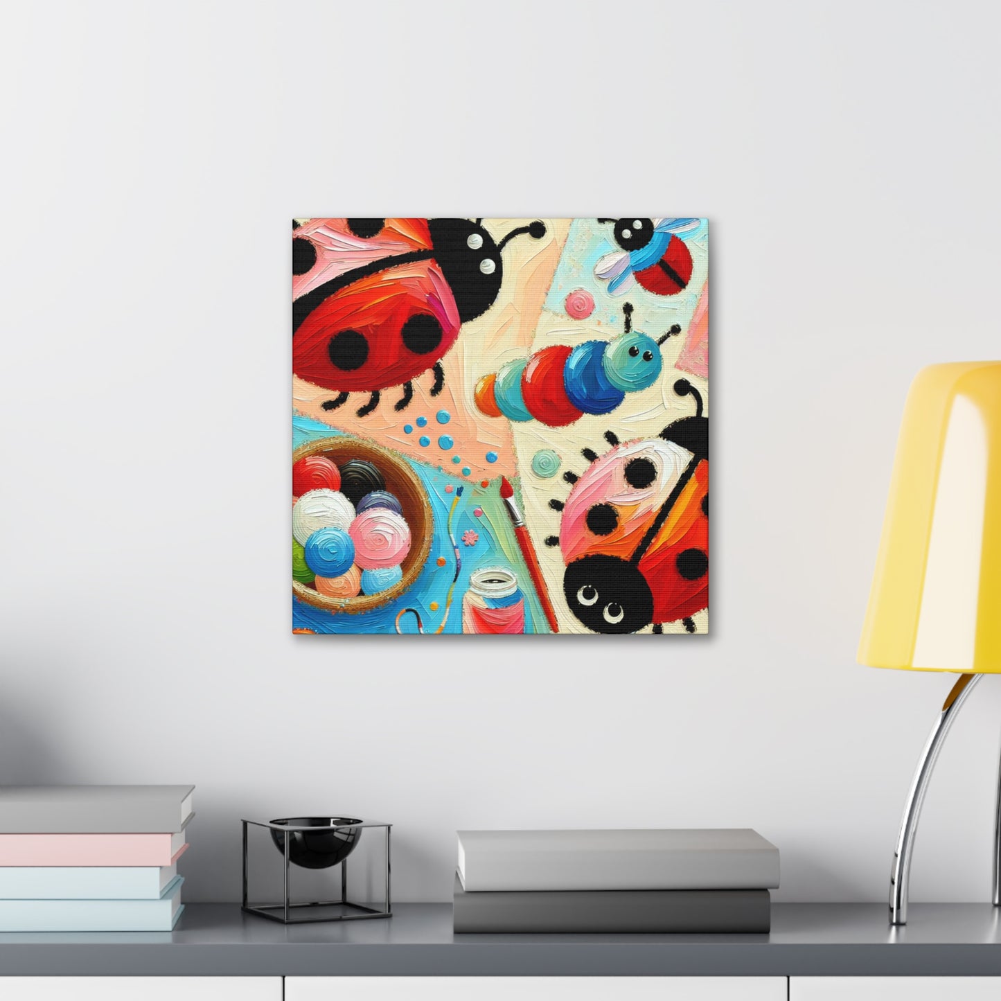 Bugs in Blooming Gardens - Canvas