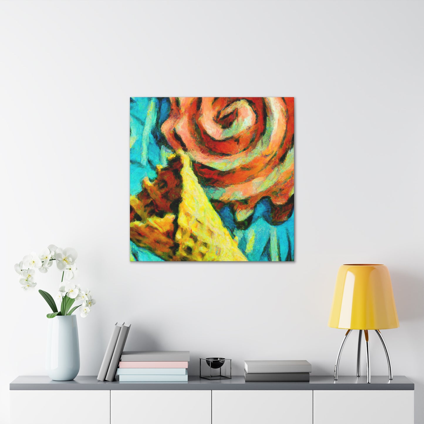 "Melting Summer Treats" - Canvas